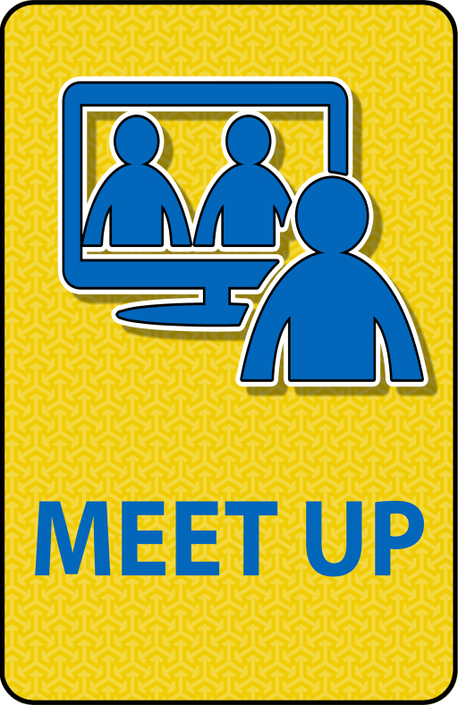 Video Conference Cards - Video Cue Cards Meet Up Card Deck